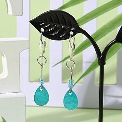 Sterling Silver Leverback Hoop Earrings Findings&nbsp;X-STER-A002-236