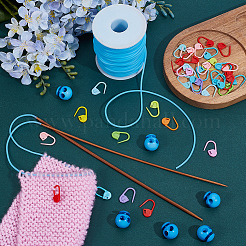 30Pcs Eco-Friendly ABS Plastic Knitting Crochet Locking Stitch Markers Holder&nbsp;IFIN-SC0001-96F