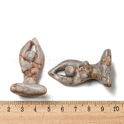 Natural & Synthetic Gemstone Carved Healing Yoga Goddess Figurines&nbsp;DJEW-D012-06A