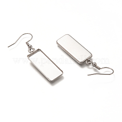 Tarnish Resistant 304 Stainless Steel Earring Hooks&nbsp;X-STAS-L252-002P
