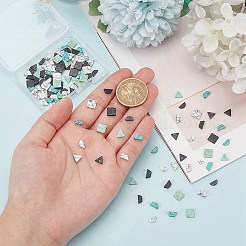 120Pcs 12 Styles Synthetic Turquoise Cabochons&nbsp;TURQ-AR0001-47