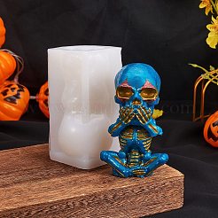 Halloween Theme DIY Candle Silicone Statue Molds&nbsp;DIY-SZ0007-13