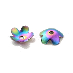 Ion Plating(IP) 304 Stainless Steel Bead Caps&nbsp;X-STAS-K113-01MC