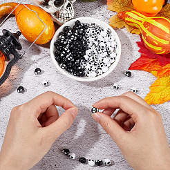 200Pcs 2 Styles Halloween Resin Beads&nbsp;FIND-SC0011-66