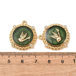 304 Stainless Steel Enamel Pendants&nbsp;STAS-F352-02G