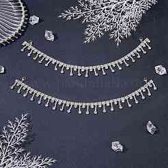 2pcs Crystal Glass Rhinestone Shoes Chain&nbsp;FIND-NB0002-33