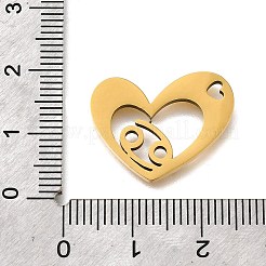 201 Stainless Steel Pendants&nbsp;STAS-A116-01G-04
