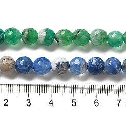 Natural Fire Crackle Agate Beads Strands&nbsp;G-D210-8mm-M1