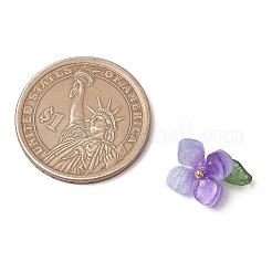 4Pcs 4 Colors Resin Pendants&nbsp;PALLOY-TA00213-01