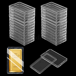 Rectangle PVC Plastic Coin Display Box&nbsp;CON-WH0001-37