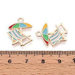 Beach Theme Alloy Enamel Pendants&nbsp;ENAM-T022-33M
