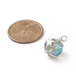Electroplate Glass Pendants&nbsp;PALLOY-JF01955