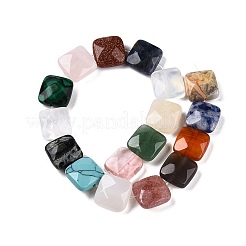 Natural & Synthetic Mixed Gemstone Beads Strands&nbsp;G-T138-160