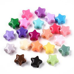 Opaque Acrylic Beads&nbsp;X-MACR-T047-01-01