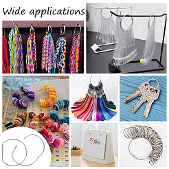 Iron Loose Leaf Book Binder Hinged Rings&nbsp;DIY-WH0723-097P