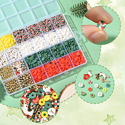 Christmas Theme DIY Jewelry Making Findings Kits&nbsp;DIY-SP0005-71