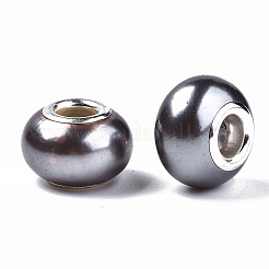 Imitation Pearl Style Resin European Beads&nbsp;RPDL-T003-001