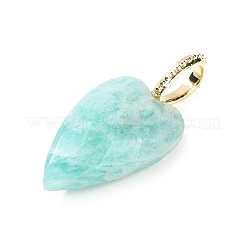 Natural Flower Amazonite Pendants&nbsp;G-C290-01A