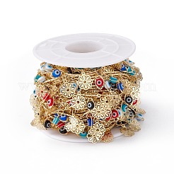 Handmade Eco-friendly Brass Curved Bar Link Chain&nbsp;CHC-E025-37G