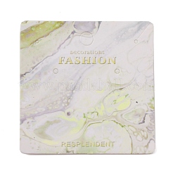 Paper Earring Display Cards&nbsp;CDIS-WH0006-04G