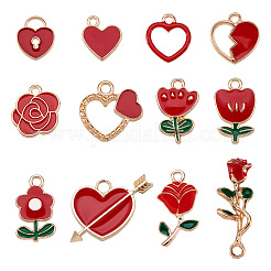Alloy Enamel Pendants&nbsp;PALLOY-TA0002-02