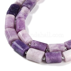 Natural Lepidolite Beads Strands&nbsp;G-M403-B35-03