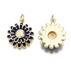 Brass Enamel Pendants&nbsp;X-KK-Q769-014G-NF