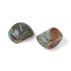 Two Tone Opaque Acrylic Beads&nbsp;OACR-N157-02
