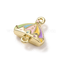 Alloy Enamel Connector Charms&nbsp;FIND-G116-01G