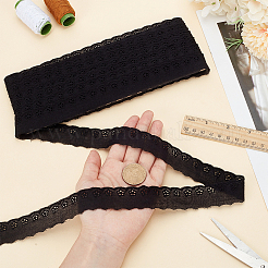 15 Yards Cotton Embroidery Flower Lace Trim&nbsp;DIY-WH0542-34A
