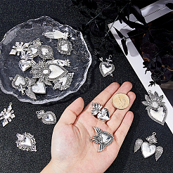 20Pcs 10 Styles Tibetan Style Alloy Pendants&nbsp;TIBE-DC0001-24