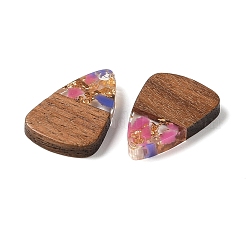 Resin & Wood Pendants&nbsp;WOOD-S061-02B