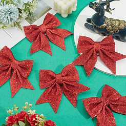 10Pcs Glitter Foam Bowknot Ornament Accessories&nbsp;FIND-GF0008-55A