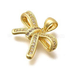 Rack Plating Brass Micro Pave Cubic Zirconia Pendants&nbsp;KK-L226-053G-01