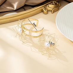 Hollow Flower Iron Cuff Bangles & Rings Sets&nbsp;FS-WGA02DC-01