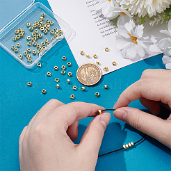 80Pcs Polygon Brass Beads&nbsp;KK-UN0005-09