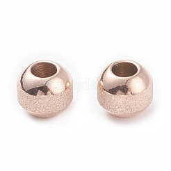 Ion Plating(IP) Textured 304 Stainless Steel Beads&nbsp;STAS-P306-01C-RG