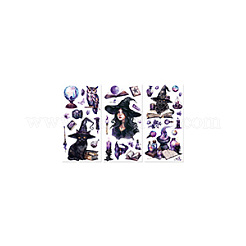 3 Sheets 3 Styles PVC Waterproof Decorative Stickers&nbsp;DIY-WH0404-199