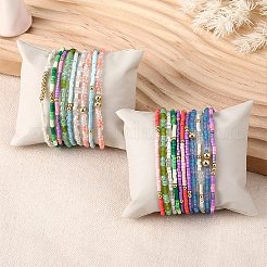 20Pcs 20 Colors Glass Seed Beaded Stretch Bracelet Sets&nbsp;BJEW-SW001593
