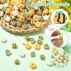 200Pcs 3 Styles Handmade Polymer Clay Beads&nbsp;CLAY-YW0002-61