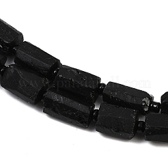 Natural Black Tourmaline Beads Strands&nbsp;G-F715-111