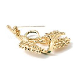 Alloy Rhinestone Brooch Pins&nbsp;JEWB-A041-03G