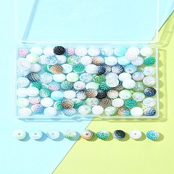 200Pcs 10 Styles Imitation Pearl & Opaque Acrylic Berry Beads&nbsp;OACR-FS0001-96A