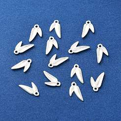925 Sterling Silver Leaf Charms&nbsp;LS-STER-H112-01