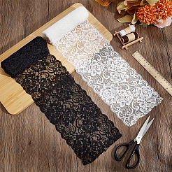 2 Rolls 2 Colors Nylon Lace Trim&nbsp;OCOR-NB0002-68