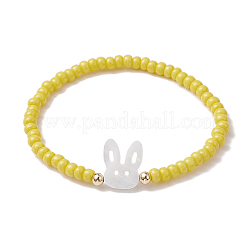 Glass Seed Beaded Stretch Bracelets&nbsp;BJEW-MZ00126-02