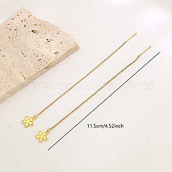 Stainless Steel Flower Ear Thread&nbsp;PF6653