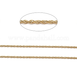 Ion Plating(IP) 304 Stainless Steel Rope Chains&nbsp;CHS-G027-08A-G