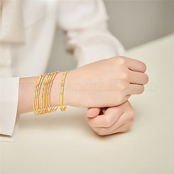 Brass Buddhist Bangle Sets&nbsp;JB633A