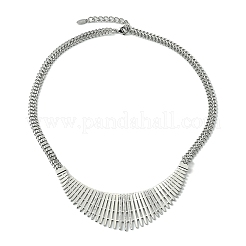 Chunky with Cubic Zirconia Necklaces&nbsp;NJEW-Q322-02P
